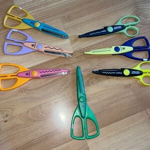 Fiskars & Provo Craft Scrap Book Paper Edgers | 5 Scissors | EUC